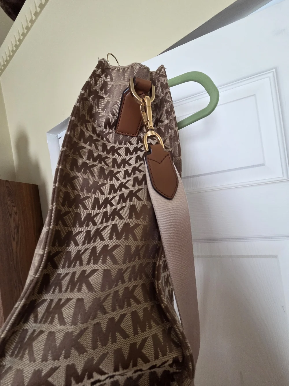 Michael Kors Brown Logo Tote Bag